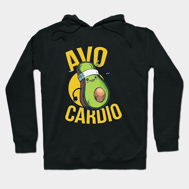 Avocado Avocardio Hoodie by JFDesign123